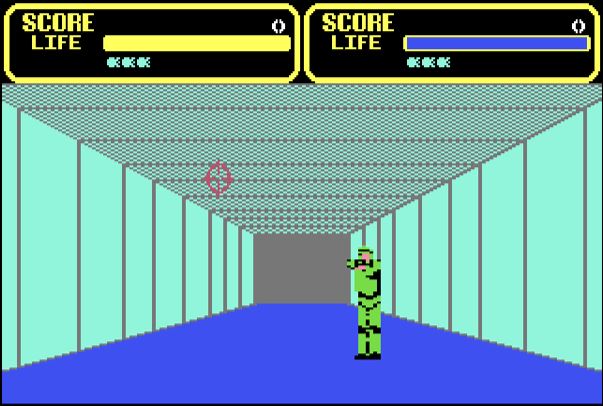 Line of Fire - Commodore 64 game screenshot (1990) by US Gold